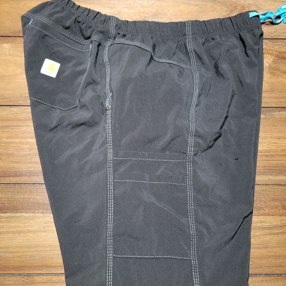 2 Pc Carhartt Black Scrub Set Modern Fit - Size 2XL - Picture 5 of 9